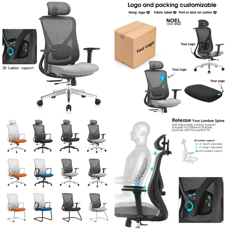durable NOEL HOT Sale Ergonomic Mesh Office Chair Higi Back Adjustable Chair Office for Manage Executive Use Furniture Sillas