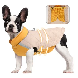 Winter Dog Clothes Waterproof Dog Vest Jacket For Small Large Dogs Warm Pet Dogs Coat Padded Clothes French Bulldog Outfits