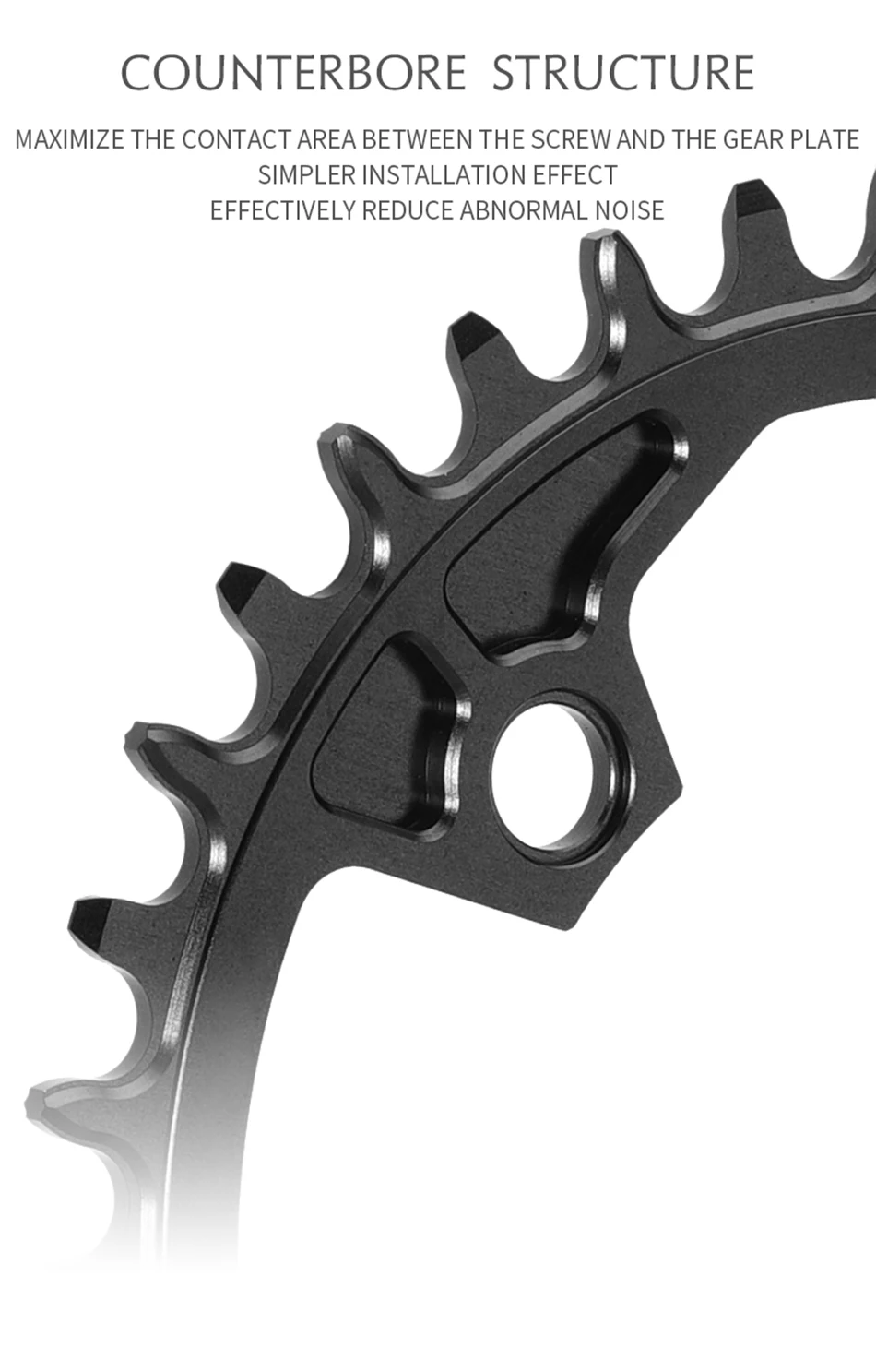 PASS QUEST 94BCD Mountain Bike Disc Positive and Negative Tooth Single Disc Suitable FORGX NX X1 1400 Bicycle Tooth Disc