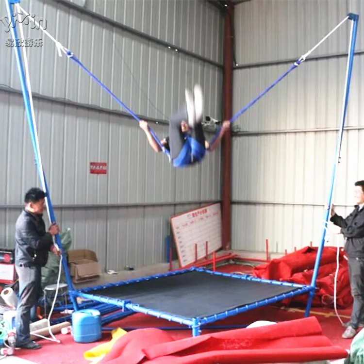 steel frame bungee jumping equipment for sale, theme amusement park bungee jumping for kids