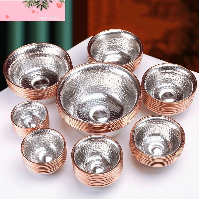 

7 шт., миска из чистой меди, тибетская миска в полоску с благоприятным молотком, 18 см, чашка для святой воды, буддийское домашнее блюдце, настольное декоративное