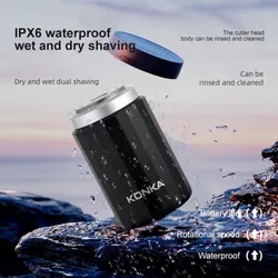 Type-c Rechargable Mini Portable Waterproof Electric Shaver Strong High Speed Long Endurance Suitable Wet and Dry