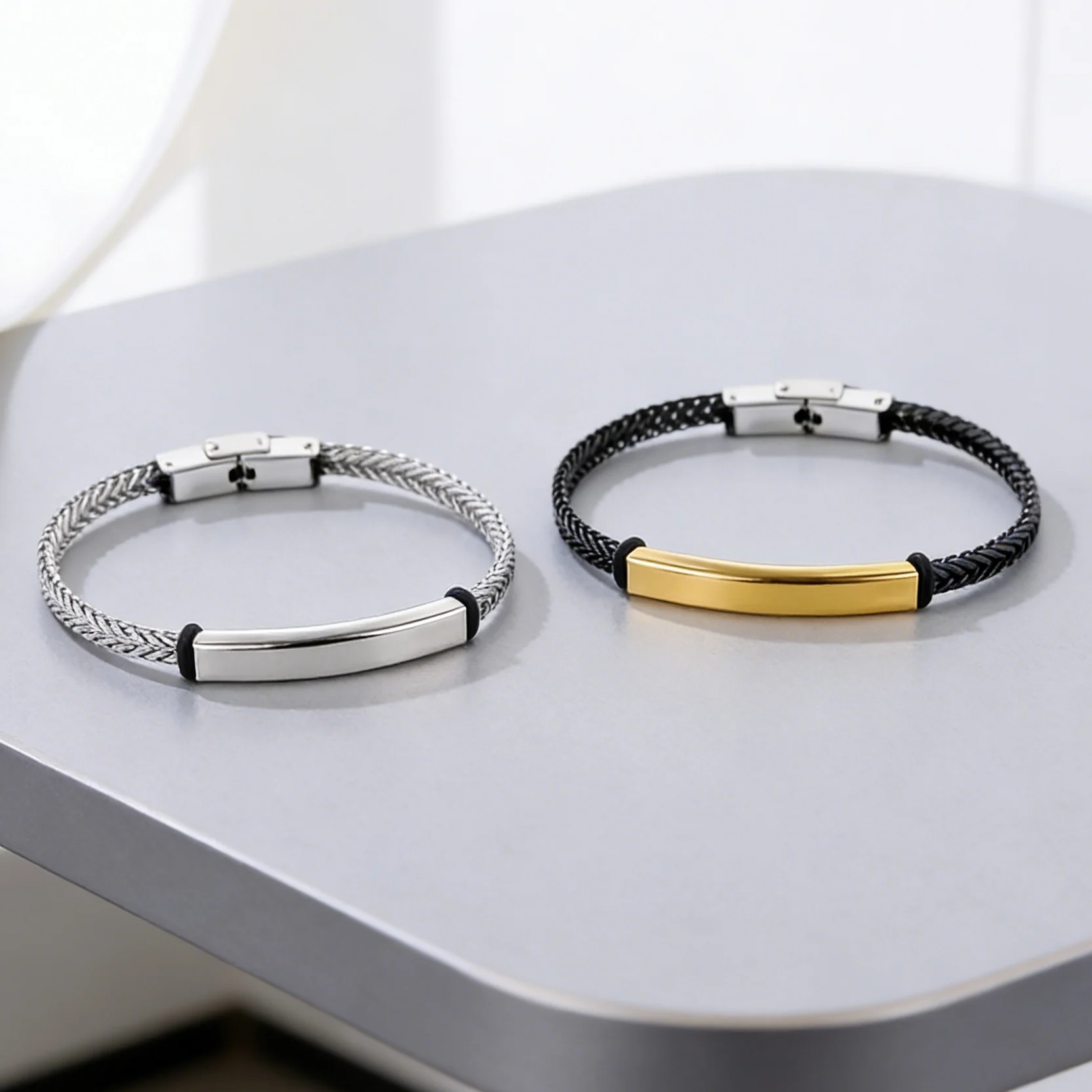 Браслет Sifisrri с гравировкой имени для женщин и мужчин, браслет в стиле панк, хип-хоп, ювелирные изделия из нержавеющей стали, индивидуальный рождественский подарок на заказ