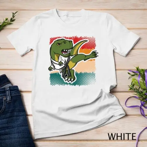 Dinasaur kicking Martial arts, Combat Karate Unisex T-shirt