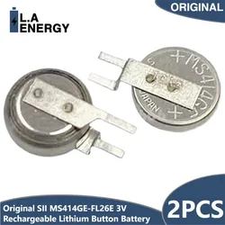 2PCS/LOT MS414GE-FL26E Button Battery for SII/SEIKO 3V Rechargeable Lithium Battery