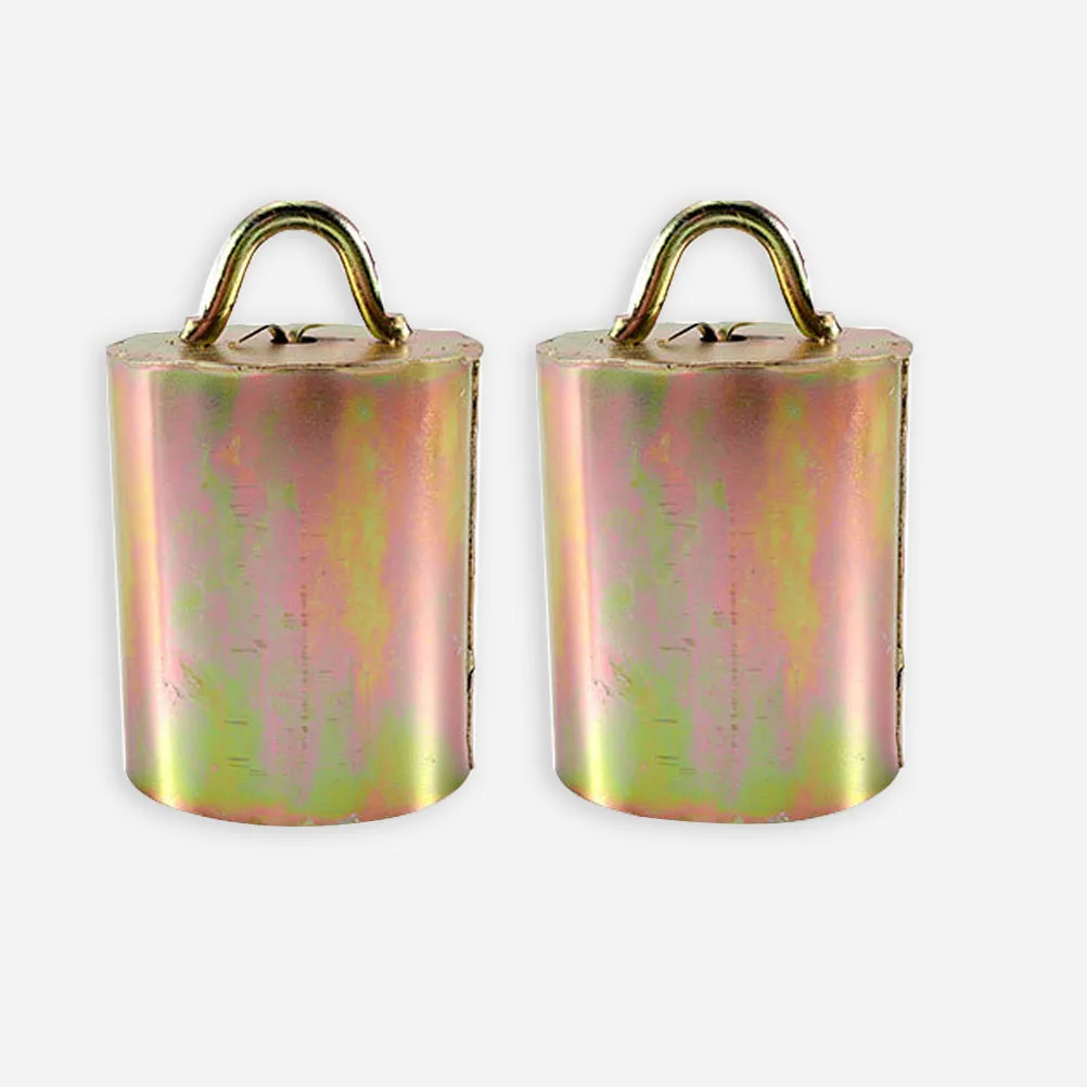 

4 Pcs Cow Bell Galvanized Noise Maker for Sheep Anti-lost Bells Mini Vintage Cattle Goat