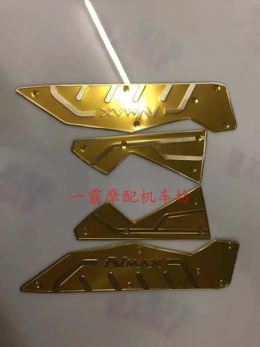 Modified Motorcycle nmax footrest foot board pedal pegs footboard steps foot plate for yamaha nmax155 N-MAX nmax 155 2015- 2019