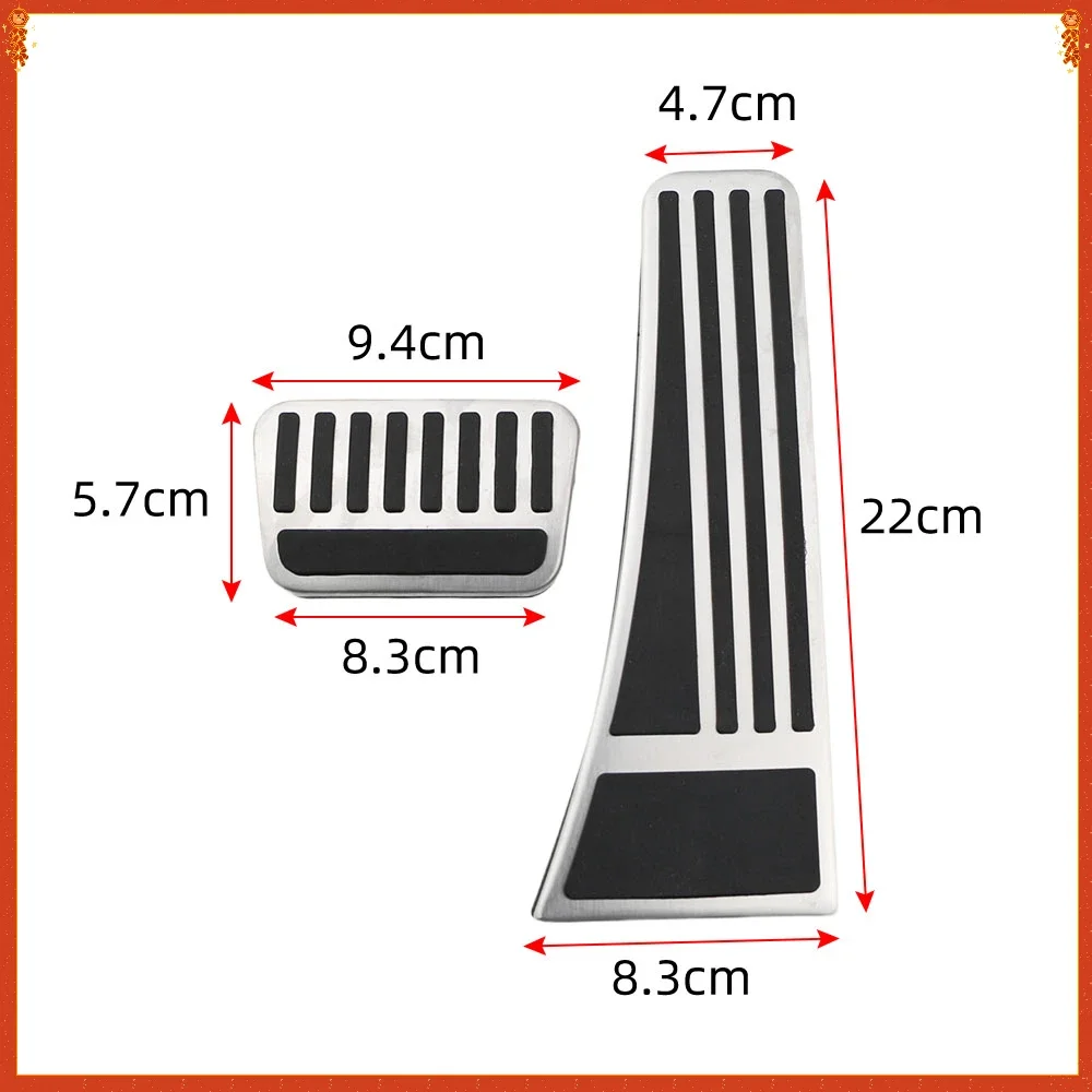 Car Pedals for BYD Seal U Sealion 6 2024 DENZA D9 Accelerator Pedal Cover Brake Foot Rest Pad No Drill Anti Skid Auto Guards