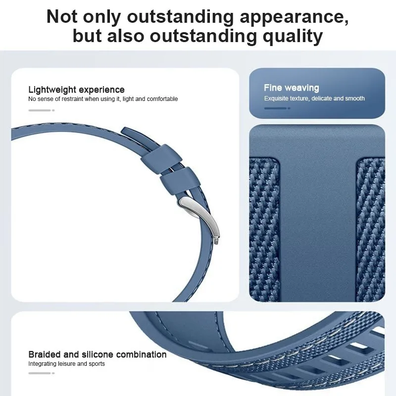 Cinturini per orologi ufficiali da 22 mm per redmi watch 5 accessori attivi/lite Bracciale sportivo composito huawei watch gt 2 3 4 gt5 pro 46mm