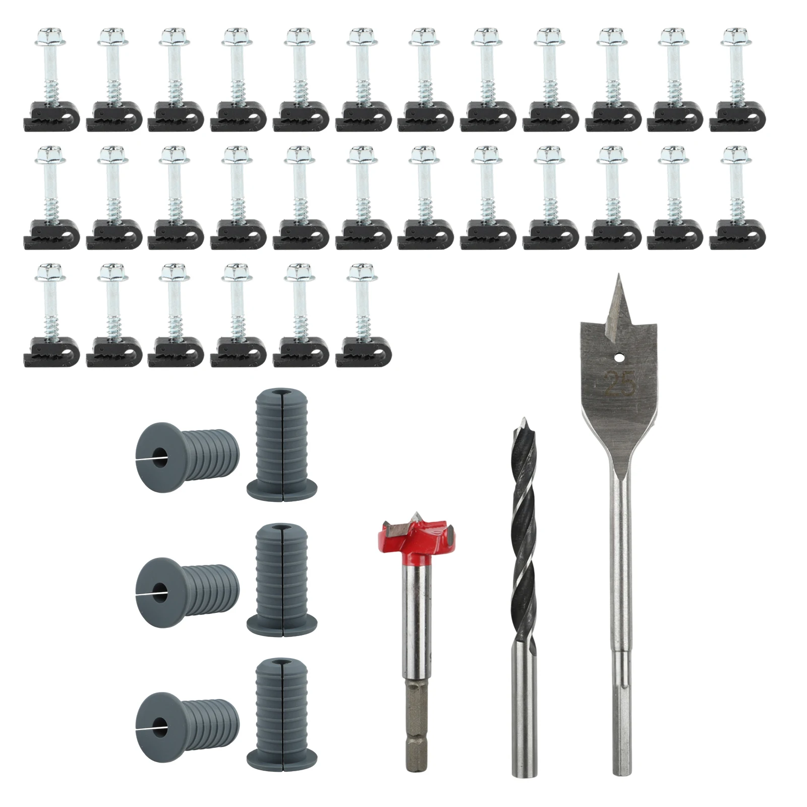 For Starlink Cable Routing Kit with 6 Silicone Grommets and Drill Bits for Safe For Neat and Protected Wall Cable Passages