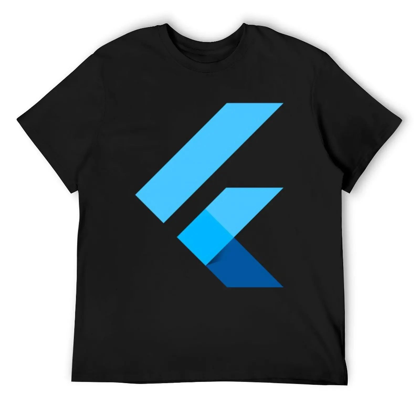 Flutter Icon - Dark Mode Edition T-Shirt customs design your own graphic tee shirt heavyweight t shirts for men