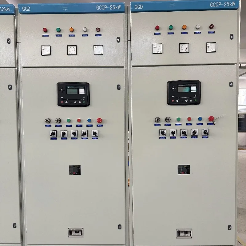 Complete Set Parallel Cabinet 50kw Diesel Generator Synchronization Control Panel for Synchronous Grid Connection