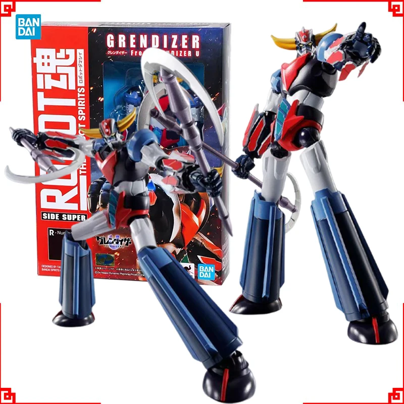 Bandai Roboto Grendizer modelo Kit Roboto Spirits Grendizer U figura de Anime construcción Ki figuras de acción juguetes para niños regalo