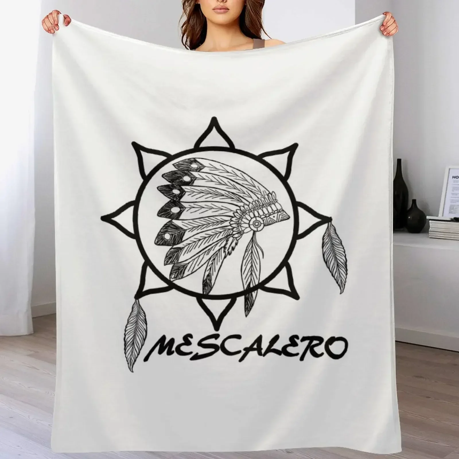 Mescalero Apache Indian Throw coperta grande divano trapunta ponderata divano coperte