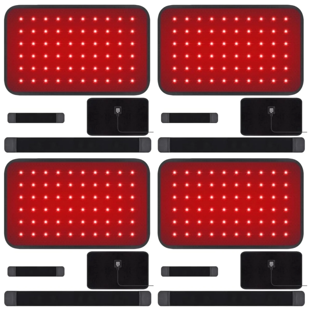 

Hot selling：Sale Therapy Adjustable Straps Multi Zone Coverage 60-light Dual-Wavelength USB Powered Body Use Neoprene Material D