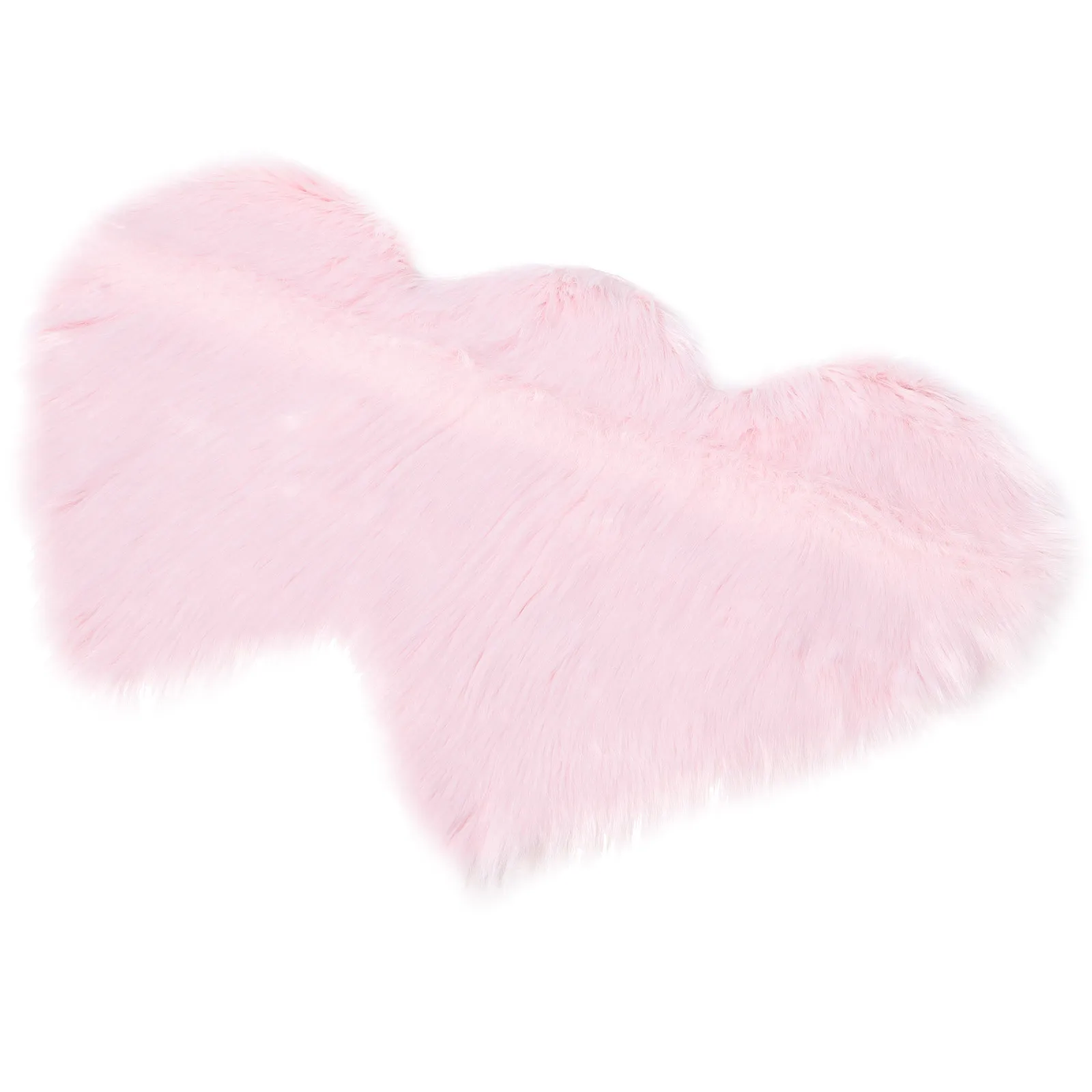 

Double Heart Imitation Wool Carpet Easy Clean Reusable Floor Rug for Living Room Bedroom Home Decoration Shaggy Carpet