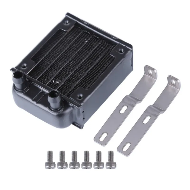 TOYAN Radiator Kit Water Tank Assembly with Bracket and Plugs Water Cooled Retrofit Parts V8 Engine Model Accessories Model DIY