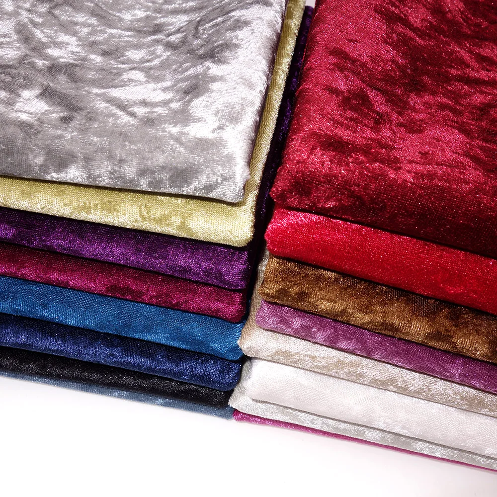 148CM Wide Thick Panne Velvet Velour Fabric Velour Cloth For Sofa and Curtain Interior Decoration For Soft/Bag/Toys By Meters