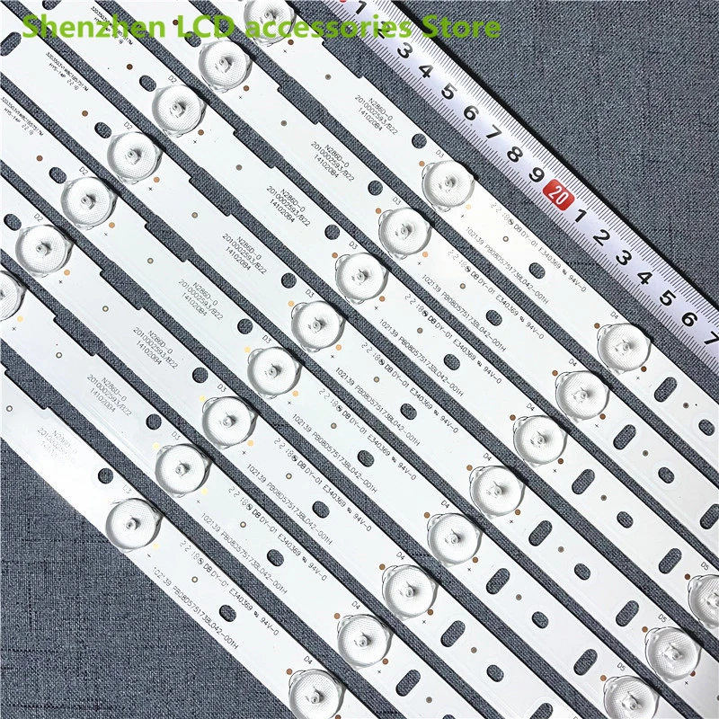 LED Backlight For LE32F50 LE32F33 Light Bar ZH32D08-ZC14F-01 1-315-316-33 303XH320031 aluminium 100%new