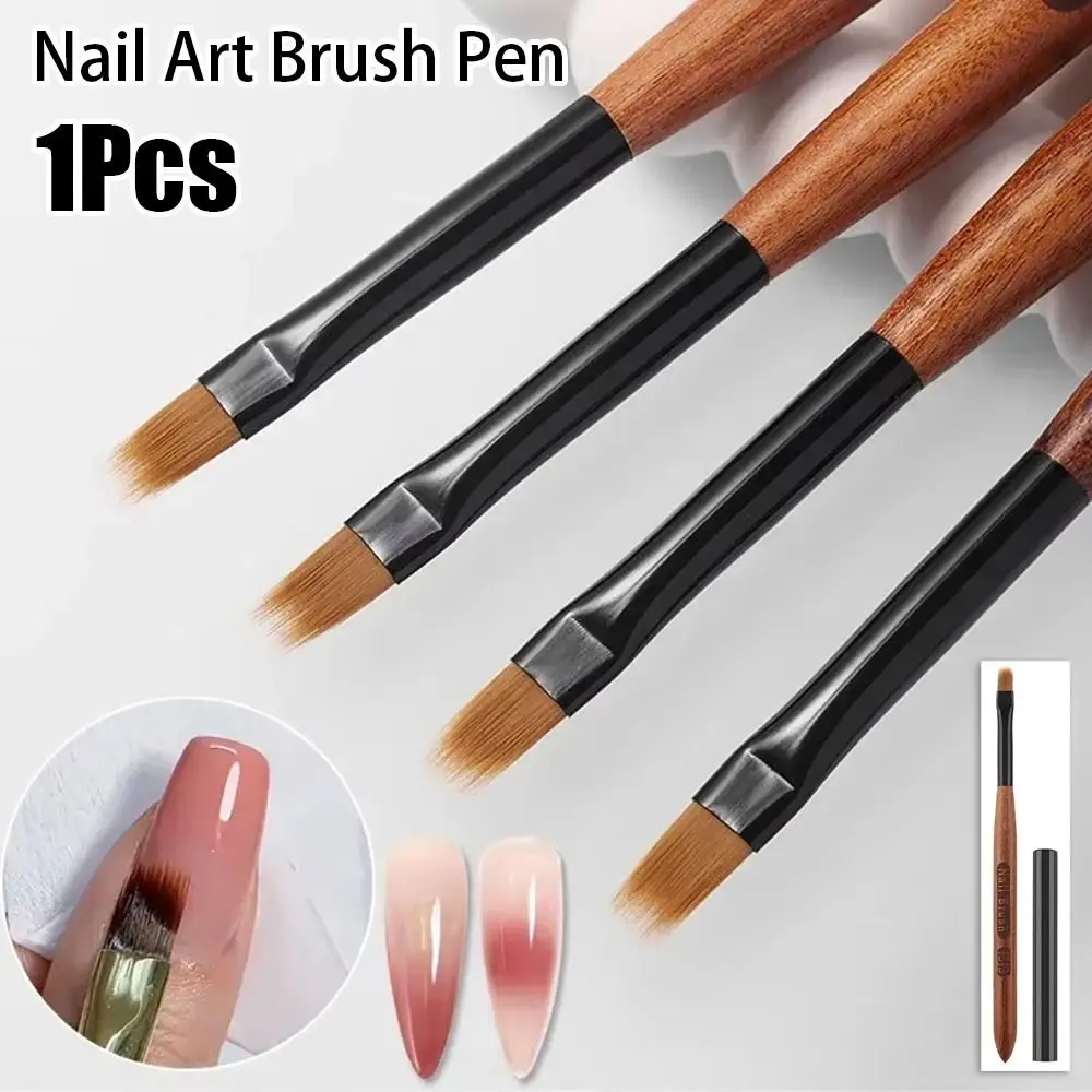 Durable 1Pcs Nail Glue Phototherapy Pen UV Gel Brush Pen DIY Acrylic Brush Professionnal Gradient Nail Art Brushes Manicure Tool