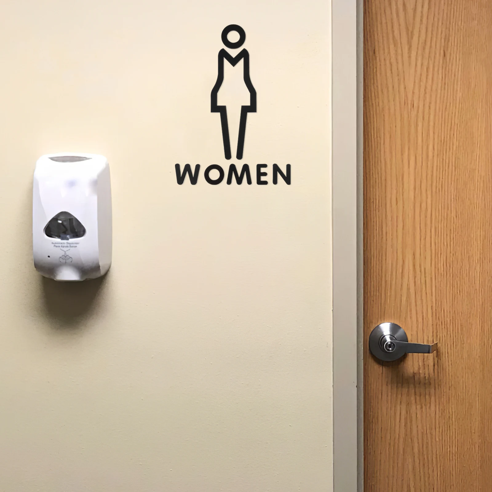 

Bathroom Door Set Signs for The Acrylic Restroom Sticker Men and Women