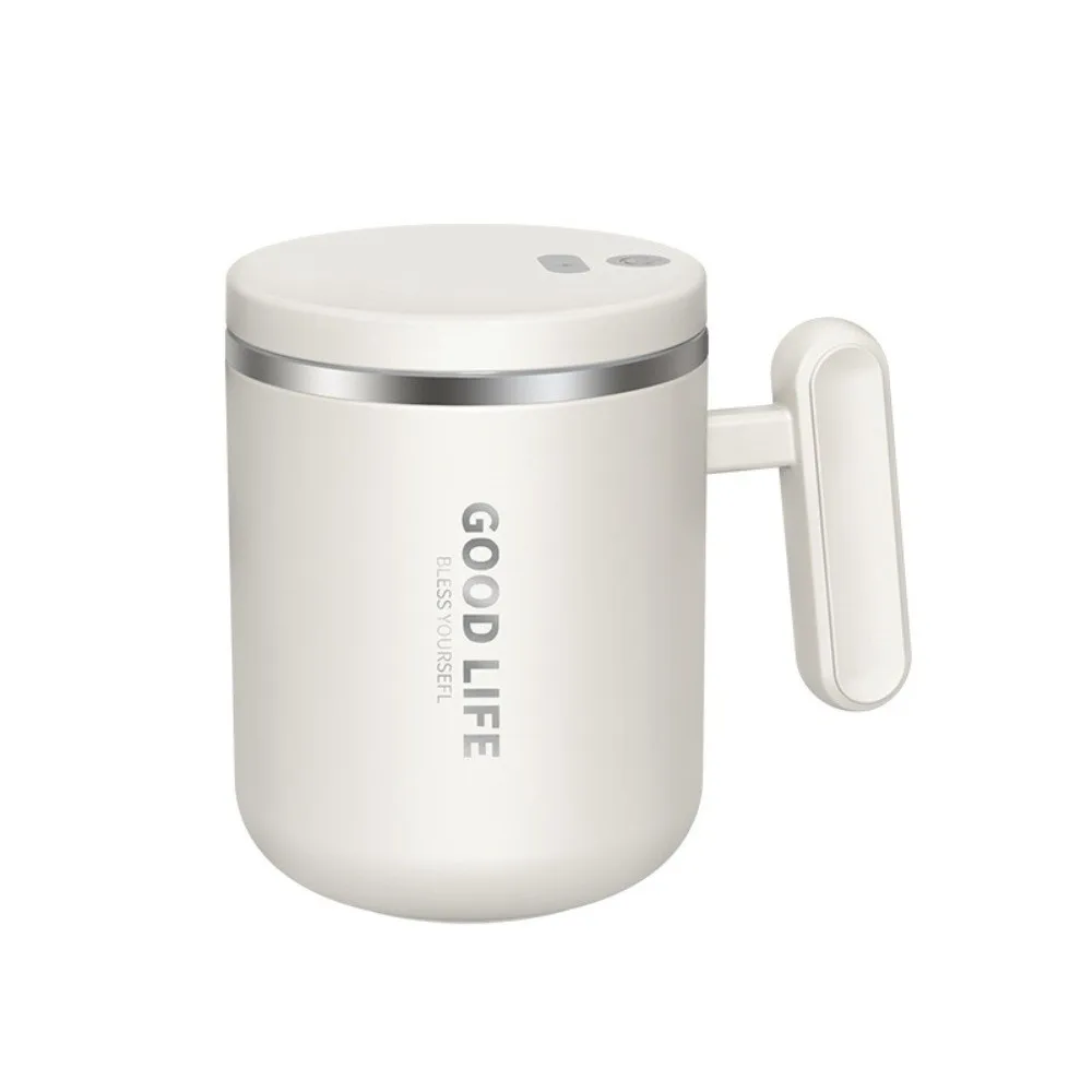 

Home Office 304 Stainless Steel Electric Auto Stirring Cup 400ml Rechargeable Self Mixing Cup Automatic Mixing Cup
