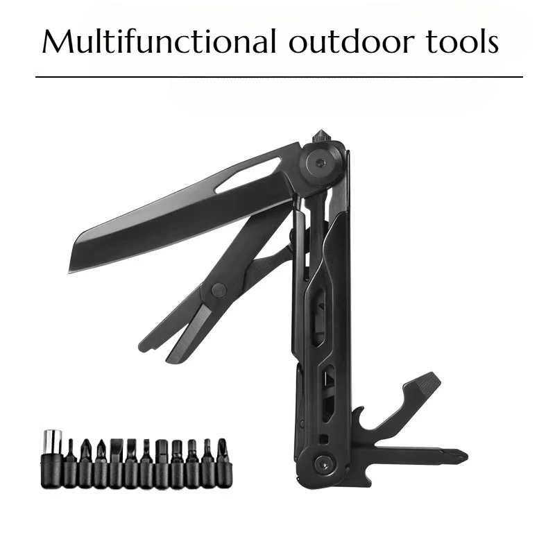 New Outdoor Multi-functional Camping Emergency Vehicle-mounted Window-breaking Hammer Folding Survival Equipment