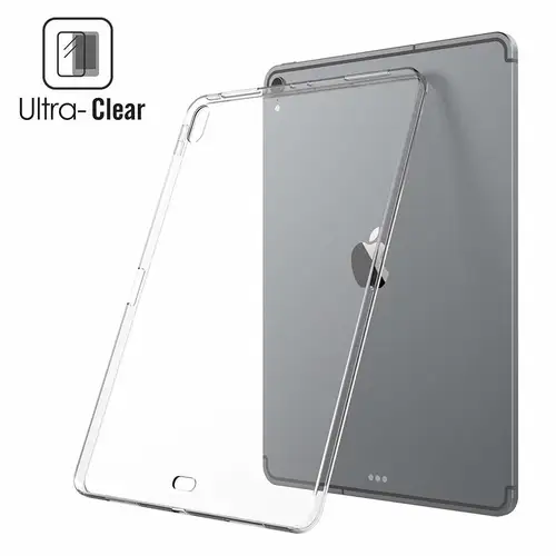 Imagen 2 del producto Para iPad Pro 12,9, funda suave de TPU para iPad 12,9 ""2018/2015/2017/2020/2021 A1876 A1895 A1670 A1584 A1652 funda trasera delgada transparente
