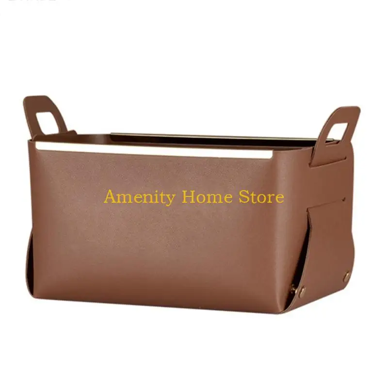 F26C Cosmetic Bag Sharpless Leather Metal Durable Strong Load Bearing