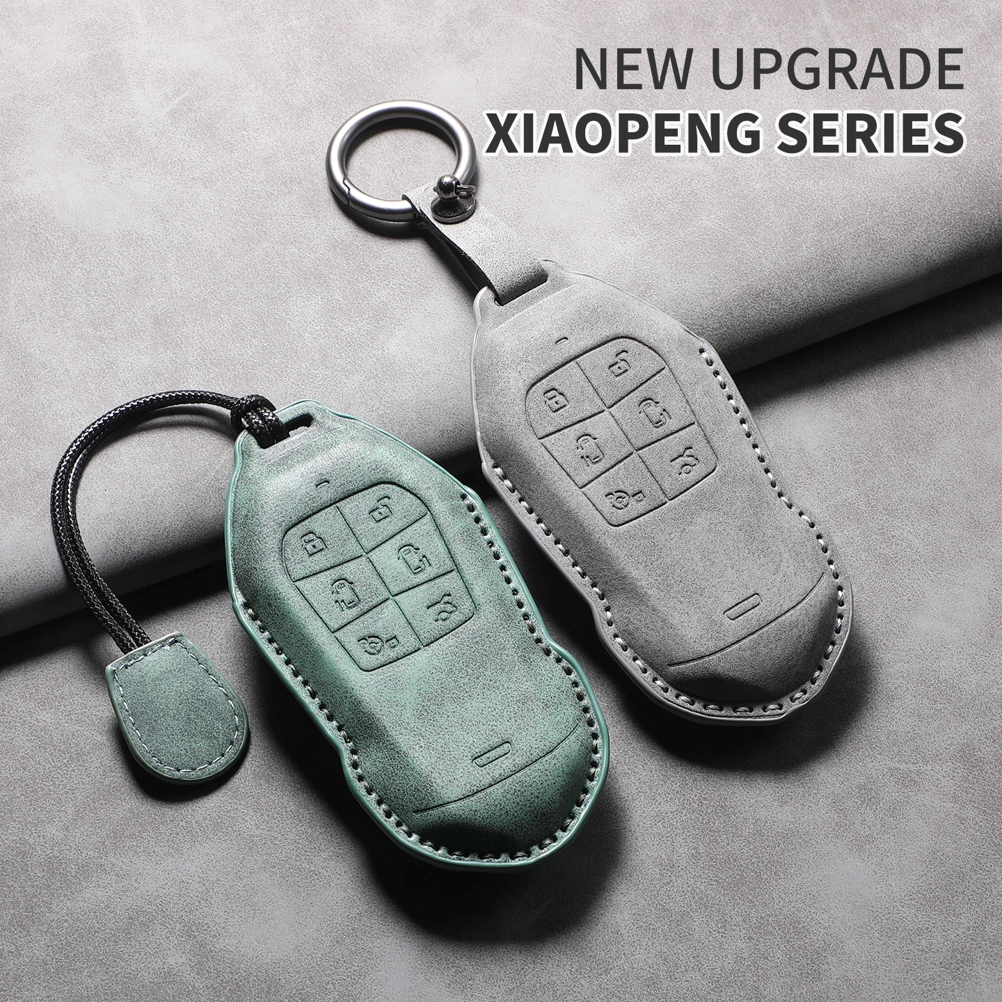 Car Key Cover Fit For Xpeng X9 G6 G9 P7i P5, Full‑Wrapped Car Key Shell Protector