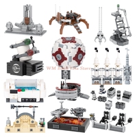 MOC Sci-Fi Movie Figure Bricks Space War Military Pack Duel Seat Compatible Building Blocks Friends Gift Toys For Children Adult
