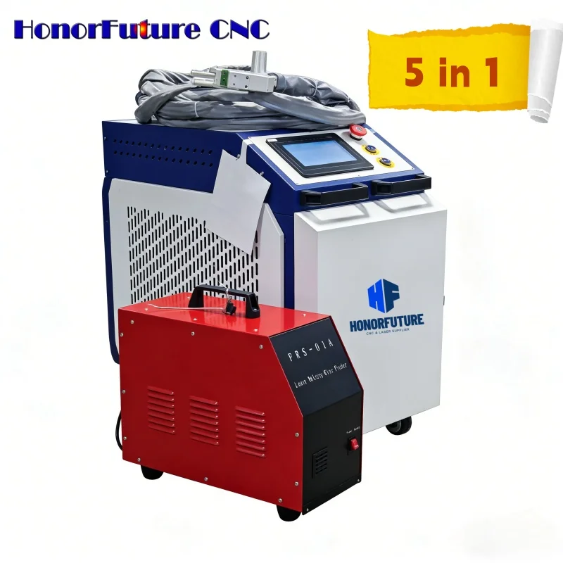 

Double Swing Welding New 5-in-1 Laser Welding Machine Process Sheet Metal Lithium Battery Welding Machine1500W 2000W 3000W 6000W