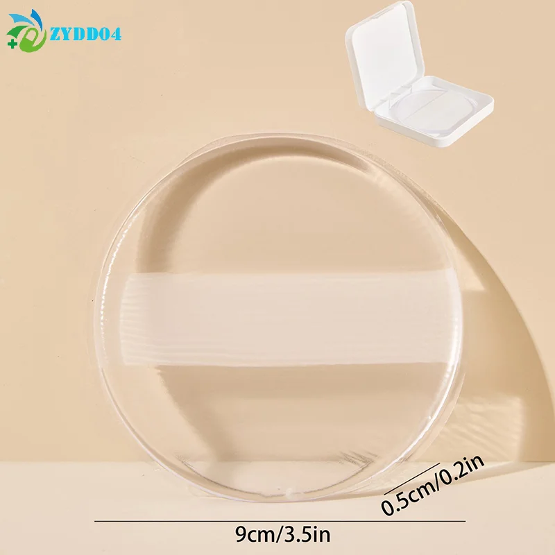 ● พัฟแต่งหน้าแบบใส ไม่เป็นขุย พัฟซิลิโคนเจลนุ่ม สำหรับทาโลชั่นทาตัว รองพื้นหน้า เครื่องมือสำหรับทาเครื่องสำอาง