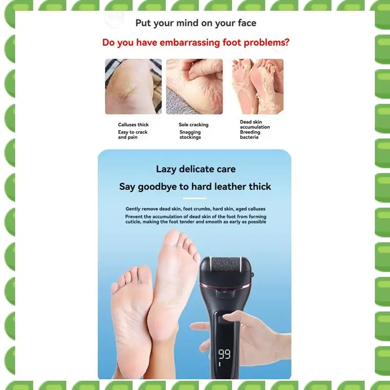 

A04V электрические шлифовальные инструменты для педикюра, средство для удаления двойной передачи для ног, профессиональные инструменты для педикюра, набор для ухода за ногами