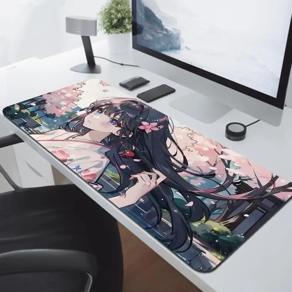 Alfombrilla de ratón Anime GirlJuuuutei Raden, alfombrilla de ratón de escritorio, alfombrilla de escritorio HD bonita, alfombrillas para teclado para juegos extendidas, alfombrilla grande para ratón