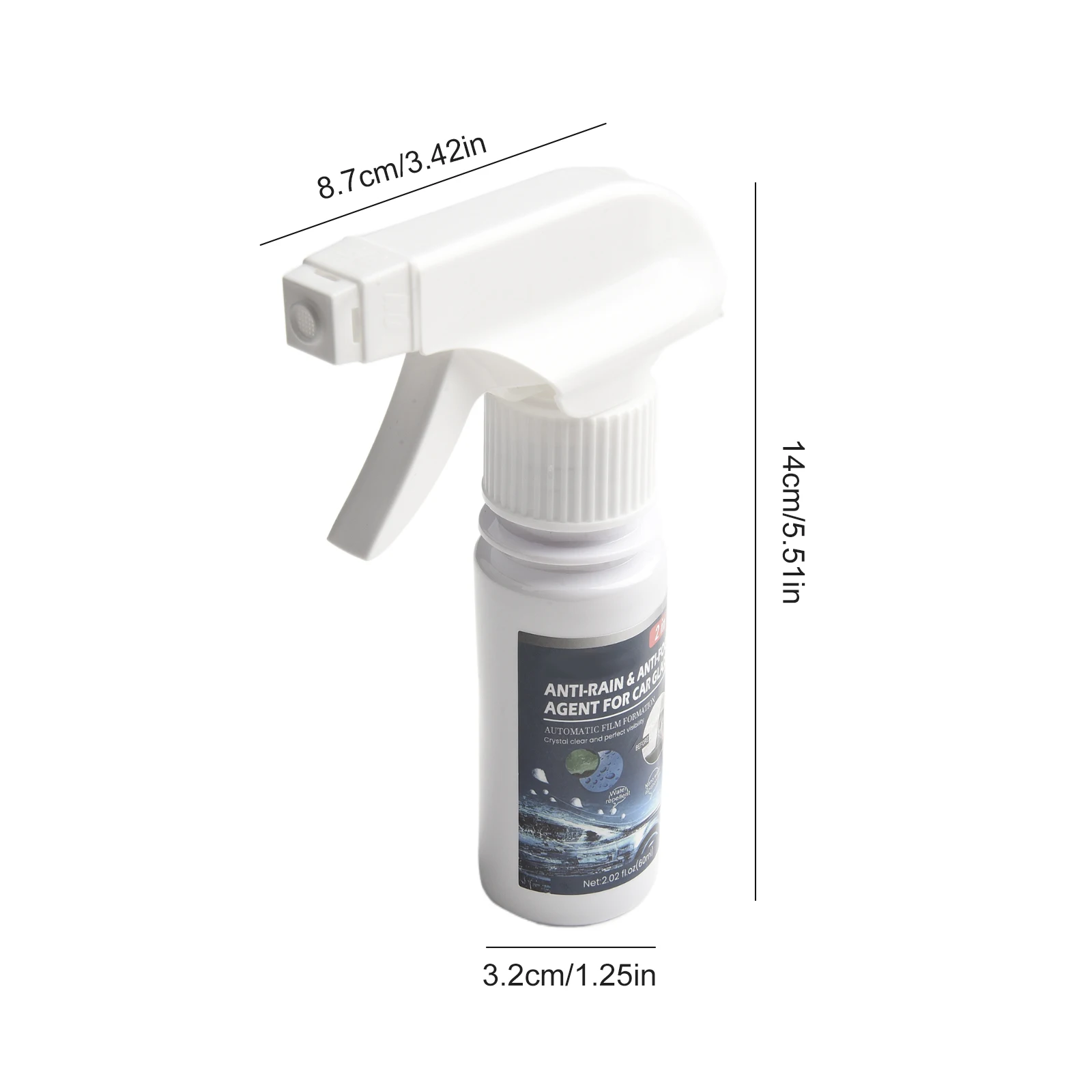 زجاج السيارة المضاد للمطر رذاذ طلاء مقاوم للماء عامل نظافة غير نافذ للمطر مكافحة الضباب منظف الزجاج السيارات الزجاج الأمامي واضح #3