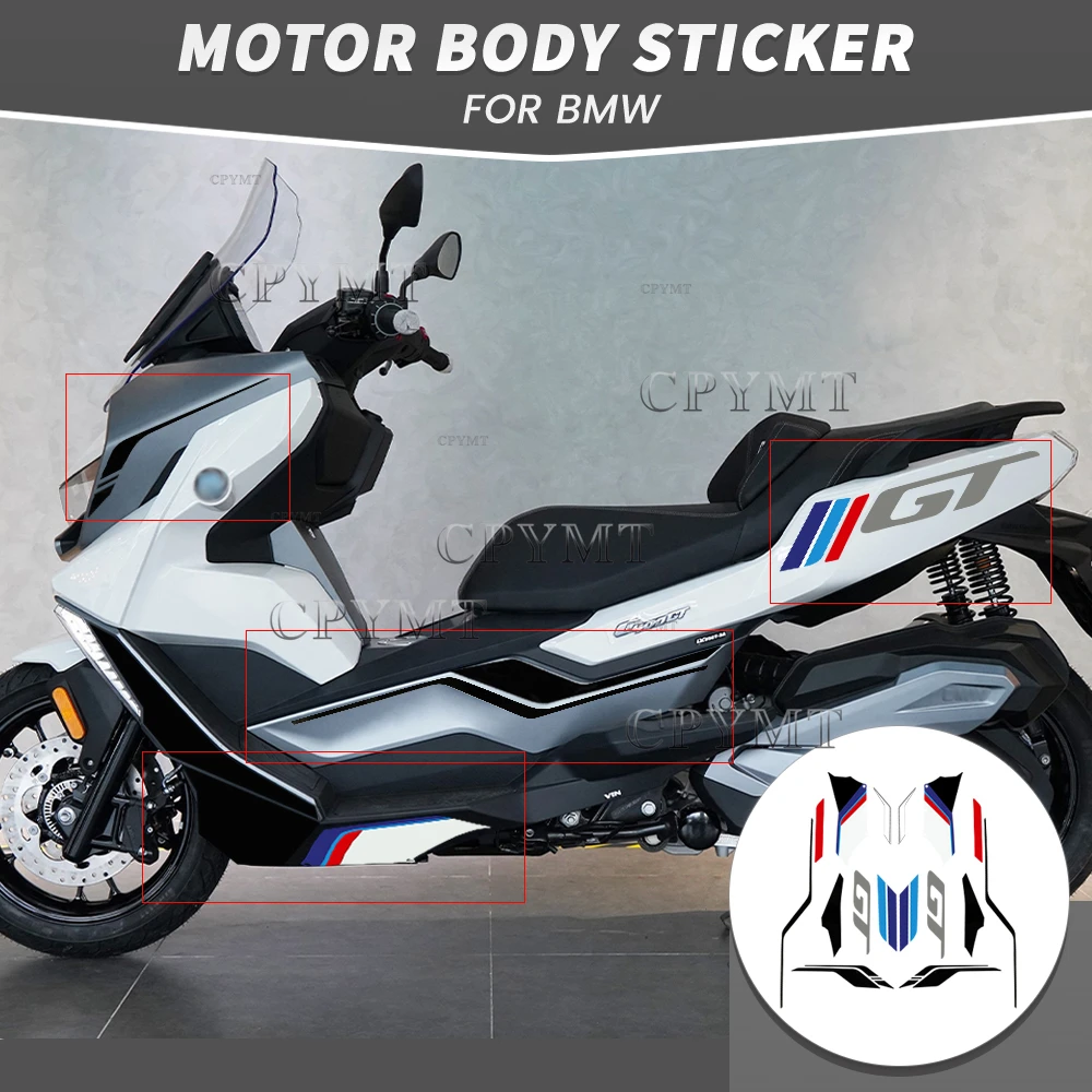 

Motorcycle Body Full Kits Decoration Sticker Fairing Emblem Sticker Waterproof Sticker Decal Fit For BMW C400GT C400 GT 2022