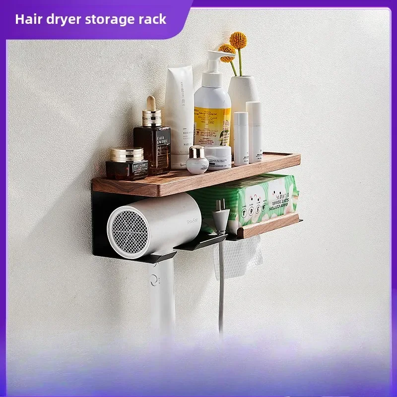 

Прочная бытовая полка для ванной комнаты, стеллаж для хранения, держатель для фена, держатель для туалетной бумаги, держатель для салфеток