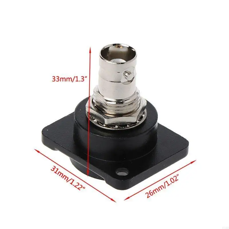 

2025 Новый D-тип Double Bnc Plugck Connector Connector Panel Panel Adapter o Мониторинг PA