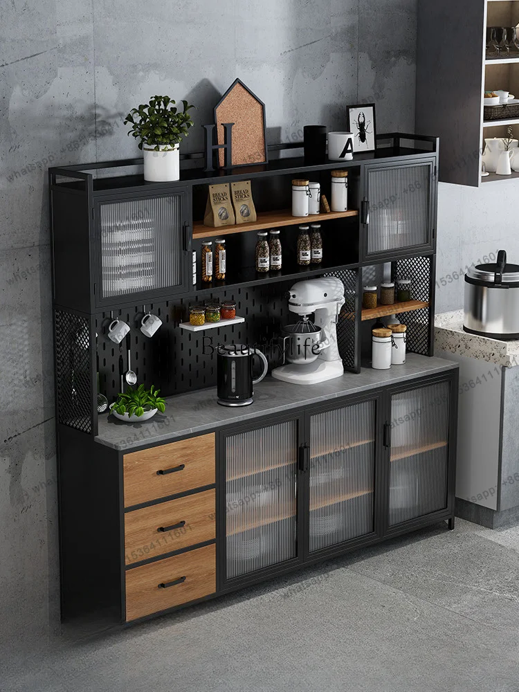 PJ Stone Plate Sideboard Cabinet Integrated Wall Industrial Style Kitchen Locker