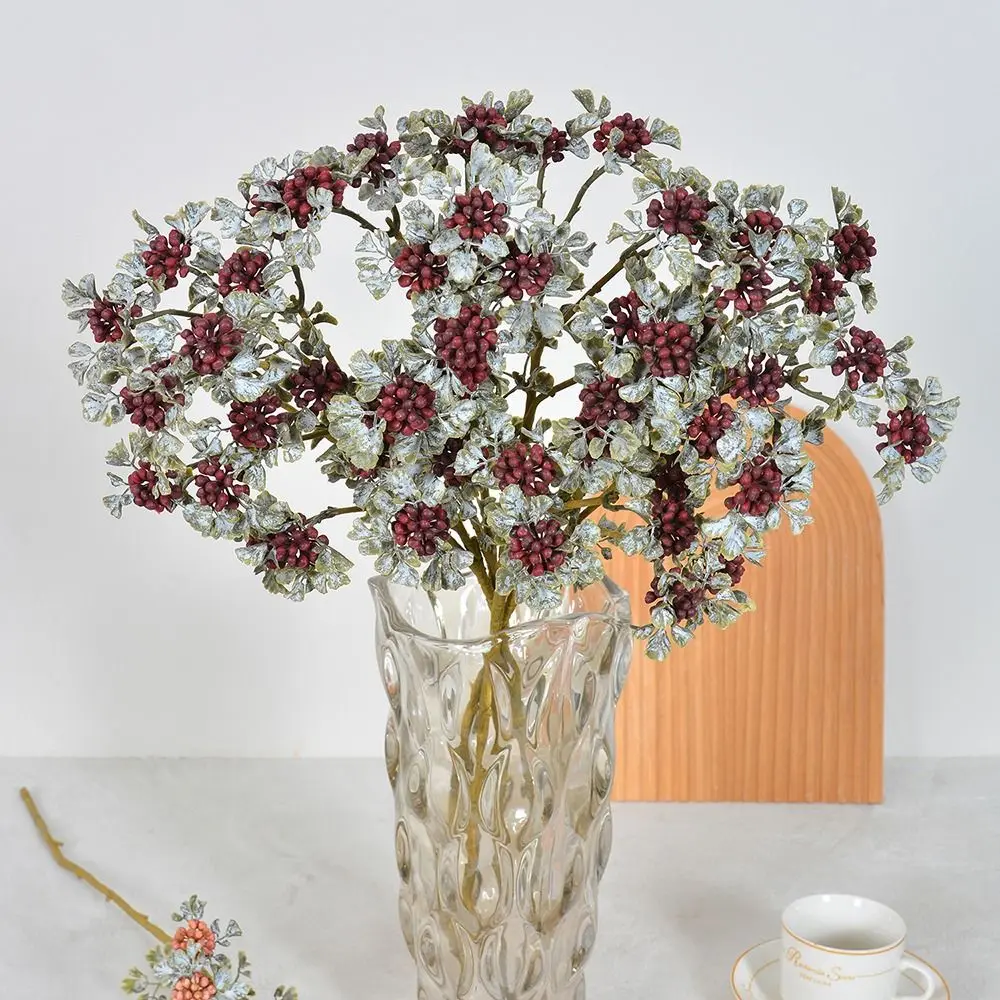Multicolor Raspberry Artificial Flowers Autumn Colors Mini Berries Simulation Berries Plants Floral Arrangement