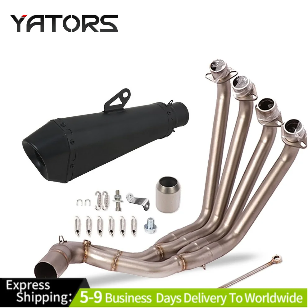 

Exhaust System Header Pipe Muffler For Honda CBR650 650F CB650F CB650R 2014-2023 Exhausts Pipes