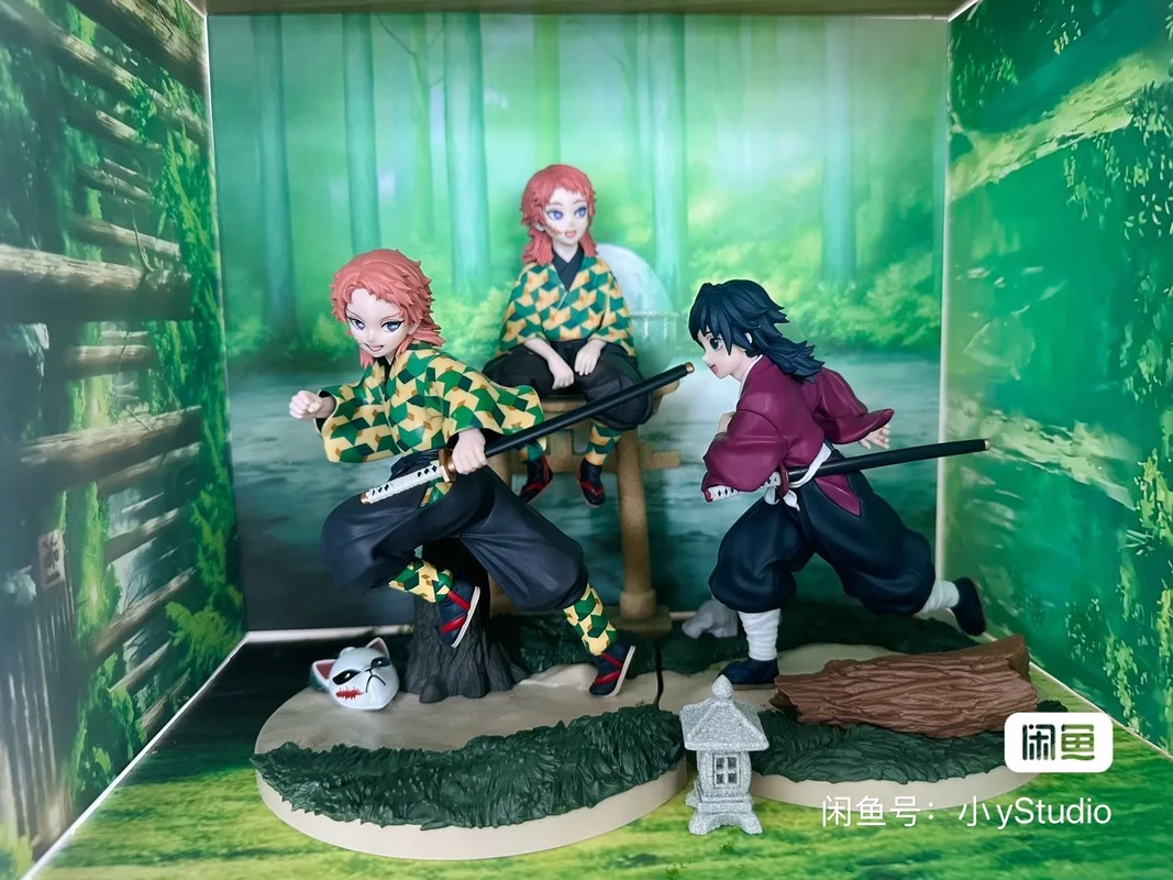 

Фигурка Sega Xross Link Demon Slayer - Tomioka Giyuu и Sabito Childhood 18 см, коллекция аниме-моделей, орнамент, игрушка в подарок