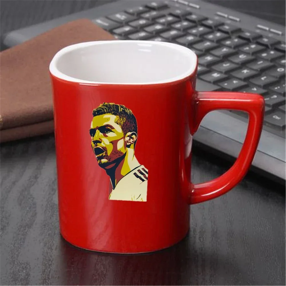 50Pcs/Pack Soccer Star Cristiano Ronaldo Graffiti Wall Stickers DIY Luggage Guitar Laptop Waterproof PVC Classic Sticker Decals