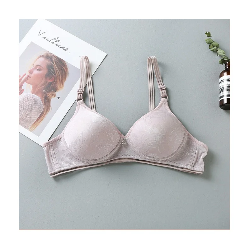 Women Bras Female Large Size Brassiere Women Thin Brassiere Ladies Bras Without Steel Ring Female Gathered Comfortable Underwear