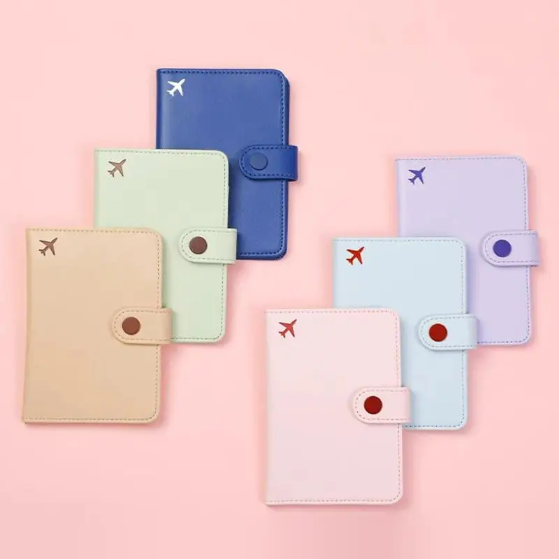 

PU Leather Passport Cover Waterproof Travel Wallet Card Holder Cute Passport Book For Travel Use