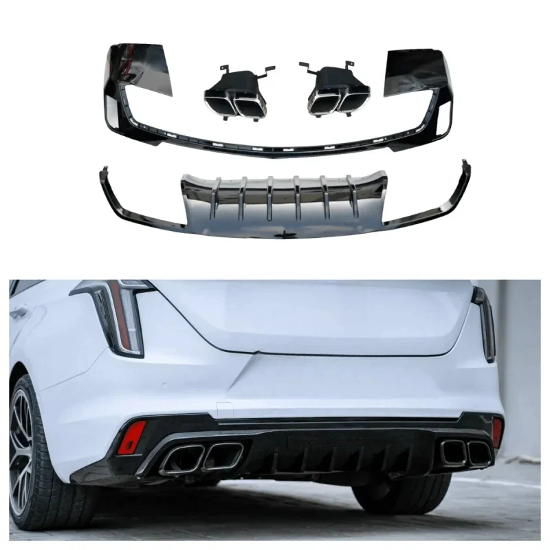 

For T4 Series Vehicle Tuning Parts High Quality PP Material Body Kit Set Front Bumper Diffuser Grille Fit