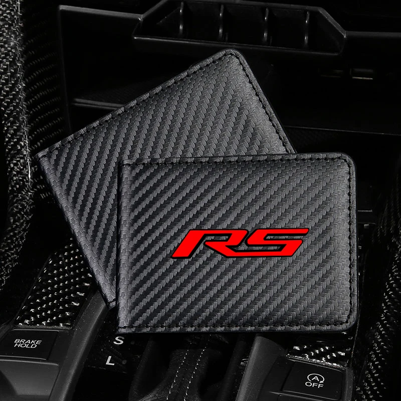 Car Driving Documents Case Credit Card Holder For Chevrolet RS Corvette Camaro Tahoe Equinox Suburban Cruze Malibu Accessories
