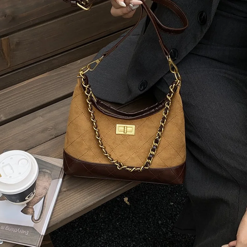 

Роскошная брендовая высококачественная кожаная женская сумка на плечо, популярная классическая модная повседневная сумка тонкого мастерства, повседневная пригородная сумка ​