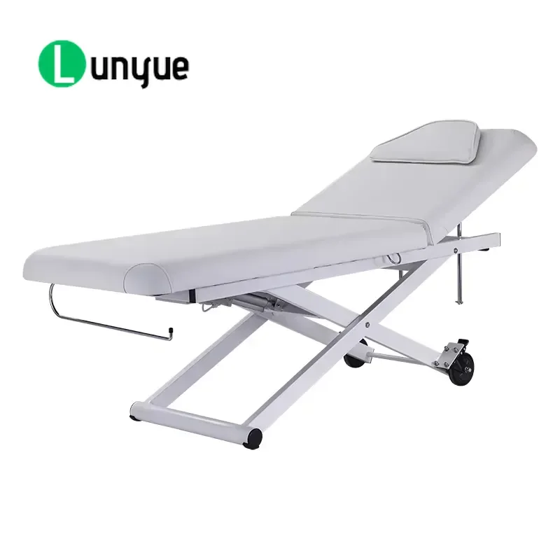 Movable Commercial Electric Medical Examination Bed Adjustable Height Backrest Disinfection Massage Function Customizable for